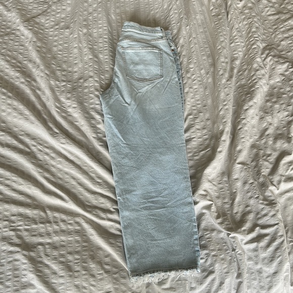 Wide Leg Ripped Acid Denim - Picture 4 of 4